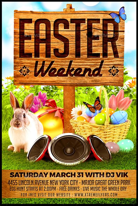 Easter Flyer Templates Free